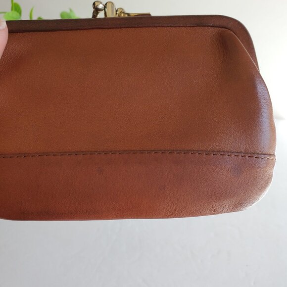 EUC Vintage Coach Double Change Purse (#6906) in British Tan - Picture 6 of 15